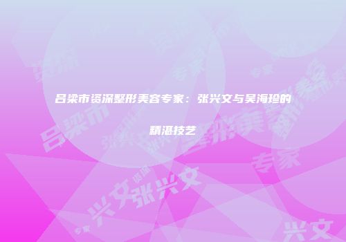 吕梁市资深整形美容专家：张兴文与吴海珍的精湛技艺