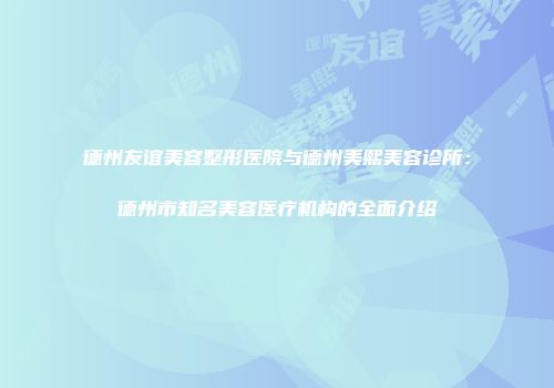 德州友谊美容整形医院与德州美熙美容诊所：德州市知名美容医疗机构的全面介绍